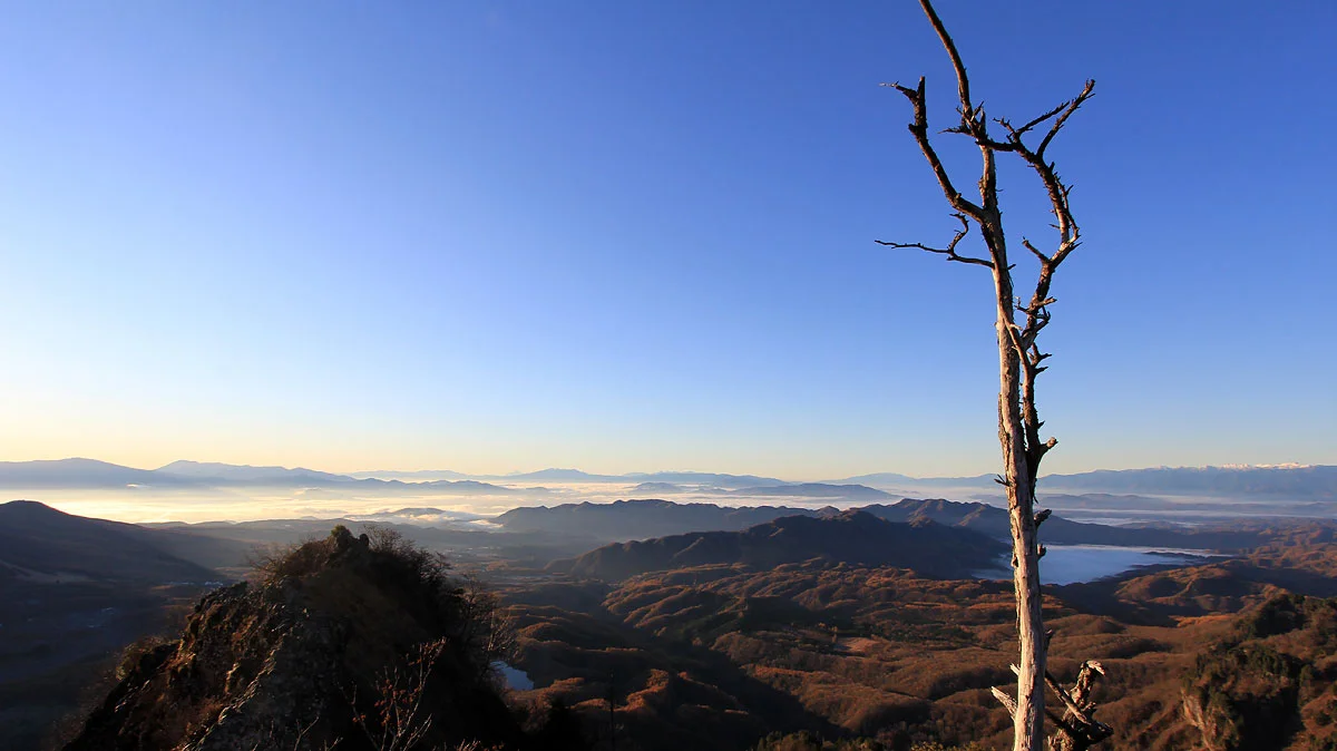 戸隠山からの展望