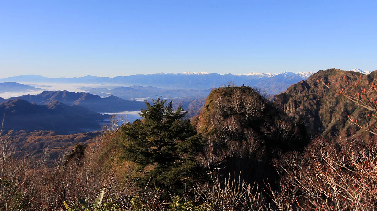 八方睨と北アルプス