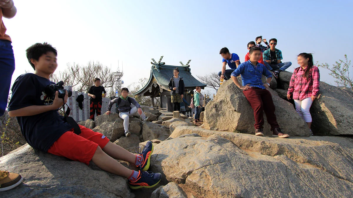 筑波山の女体山山頂