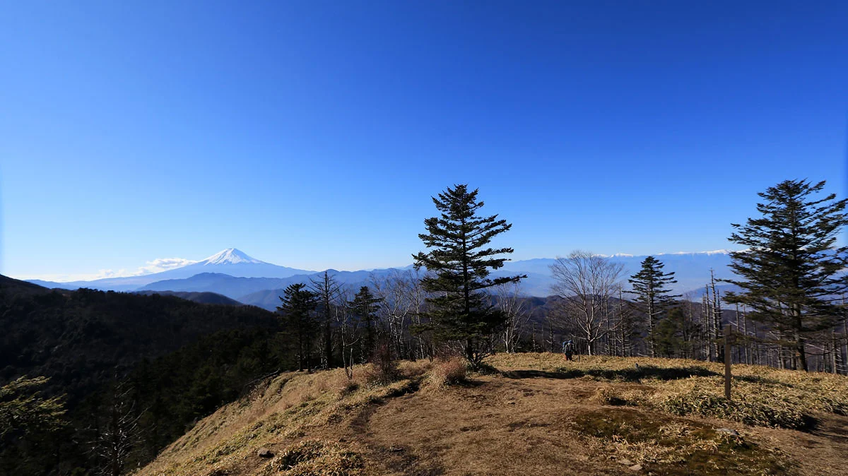 富士山と南アルプス