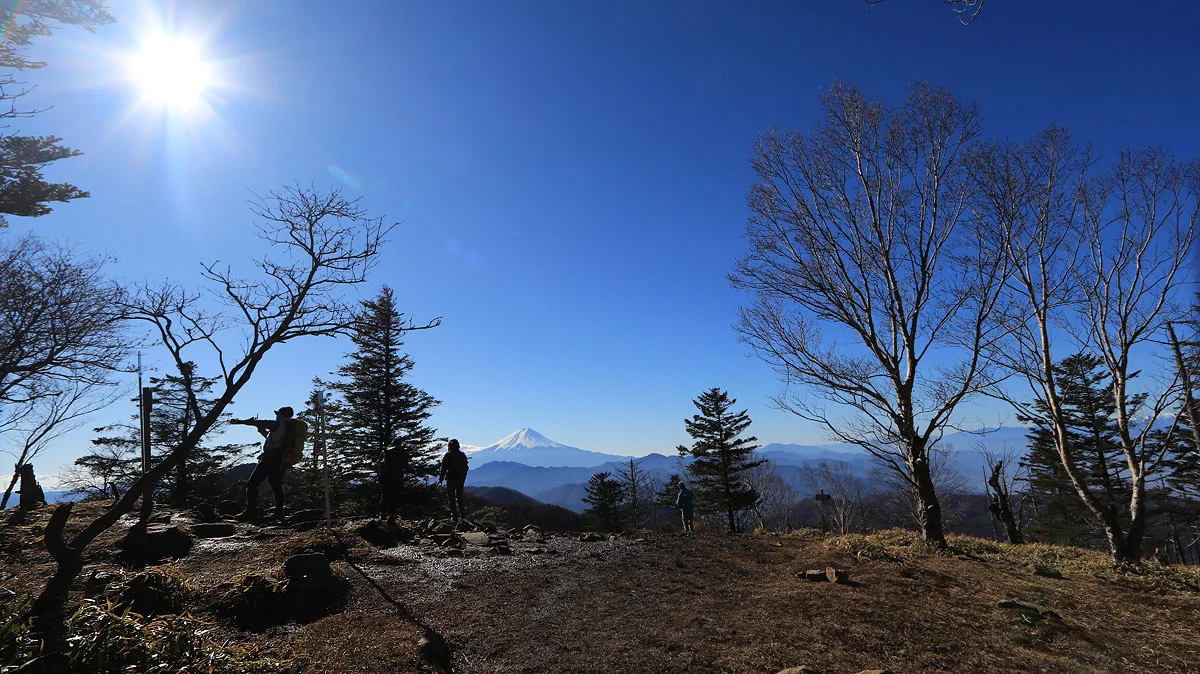 山頂の風景