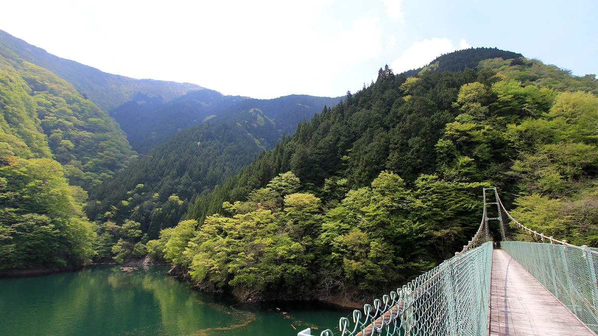 秩父湖からの風景