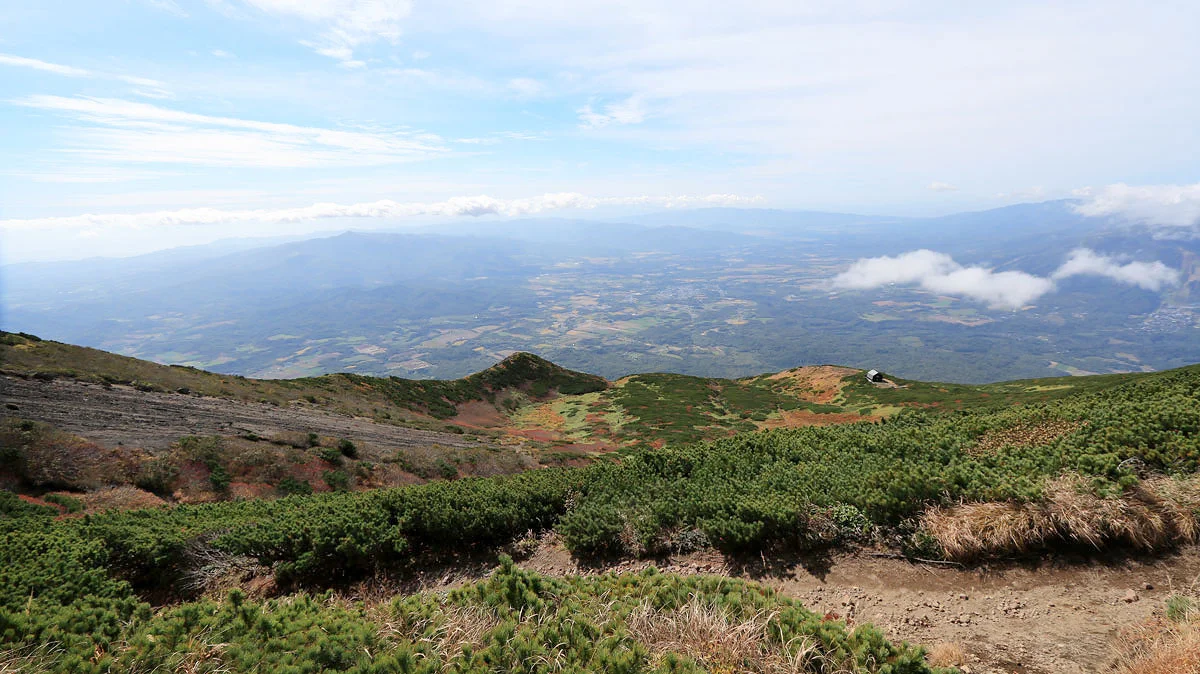 真狩コース分岐からの展望