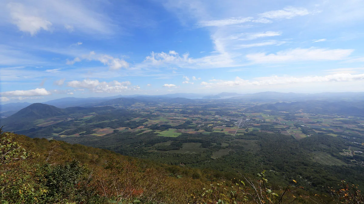 羊蹄山南側の展望